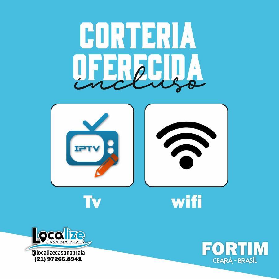 Localize Casa Na Praia Fortim Esterno foto